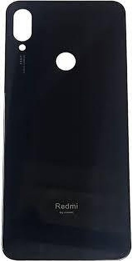 SMART Redmi Note 7S Glass Back Panel Onyx Black - Image 2