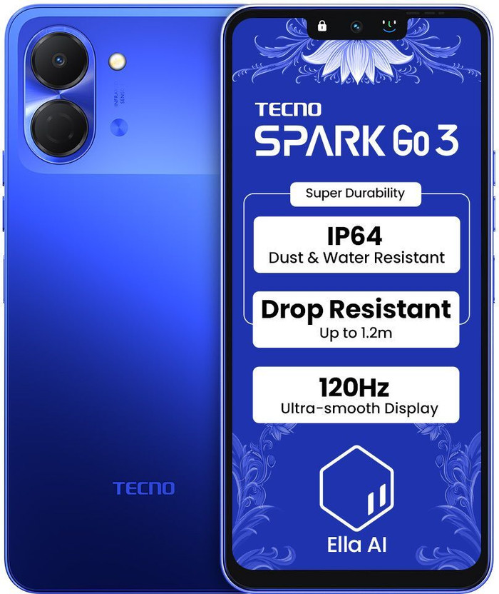 Tecno Spark Go 3 (Galaxy Blue, 64 GB)