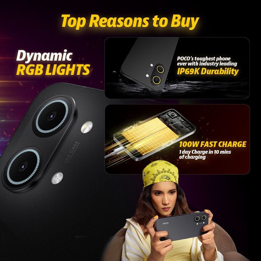 POCO X8 Pro Max 256GB 12GB RAM Black - Image 3