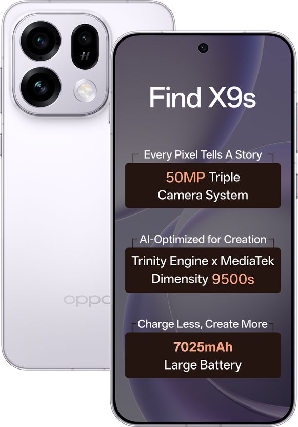 OPPO Find X9s 512GB 12GB RAM Lavender Sky