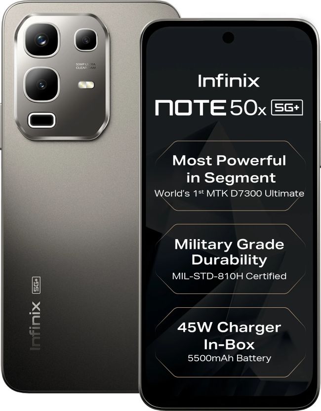 Infinix Note 50x 5G+ 45W Charger In the Box - Image 1