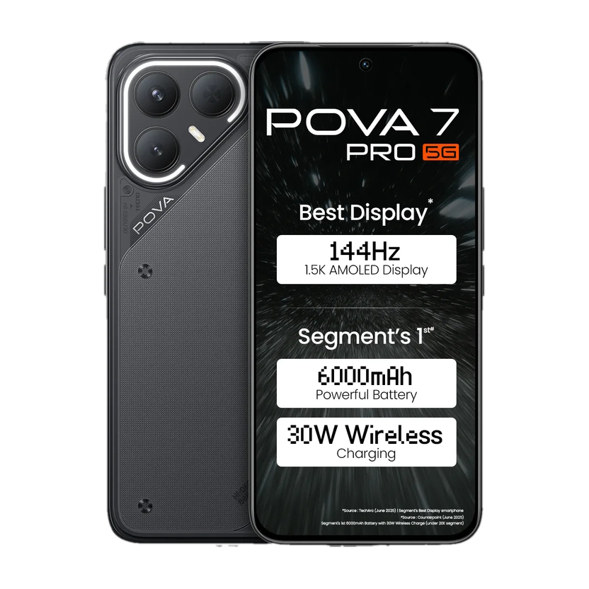 Tecno पोवा 7 प्रो 5जी (नियॉन स्यान, 128 GB) (8 GB RAM) - Image 7