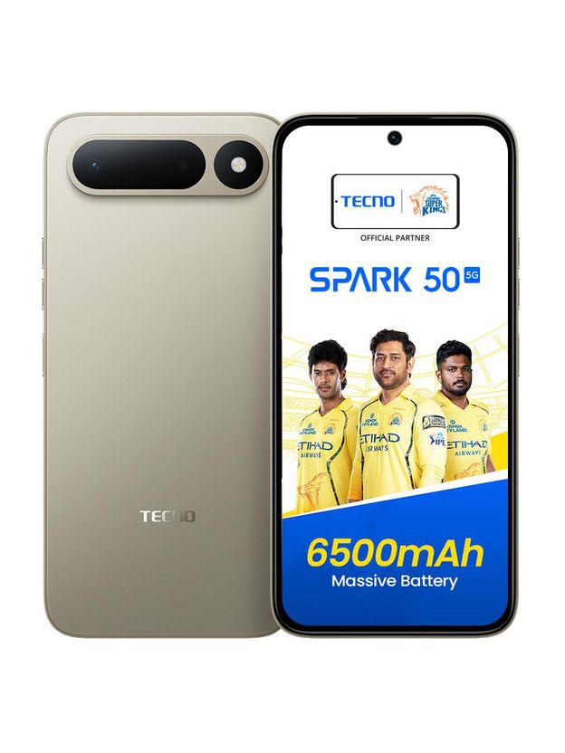 Tecno Spark 50 5G 128GB 4GB RAM Champagne Gold - Image 1