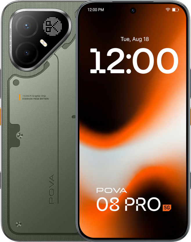 Tecno Pova 8 Pro 5G (Tundra Green, 256 GB)