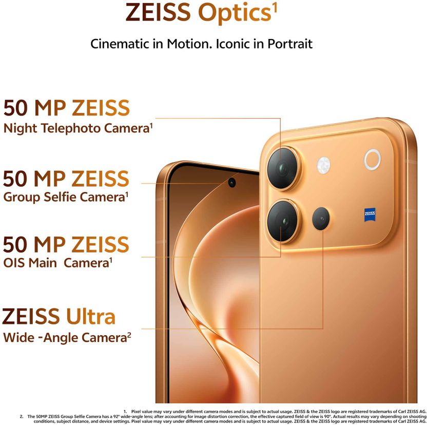 vivo V80 256GB 8GB RAM Sunrise Anthem - Image 4