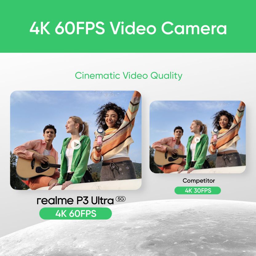 realme P3 Ultra 5G 128GB 8GB RAM Neptune Blue - Image 4
