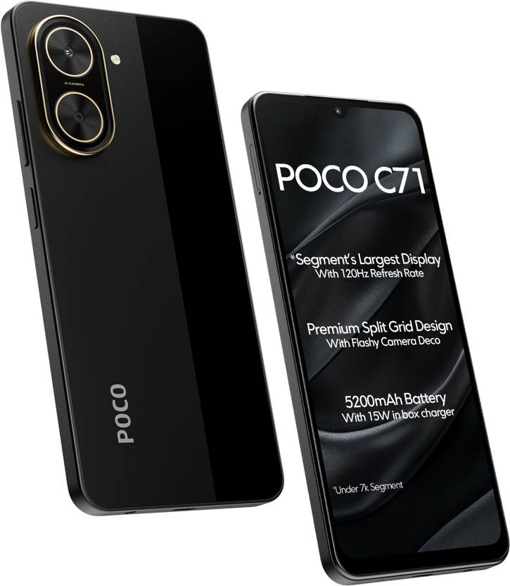 POCO C71 ブラック 3GB RAM 64GB ROM New) Xiaomi POCO C71 3GB+64GB BLACK Dual SIM Unlocked
