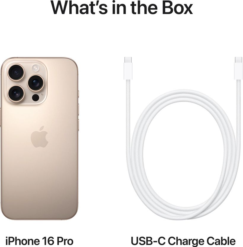 Apple iPhone 16 Pro, 128GB, Desert Titanium - Image 9