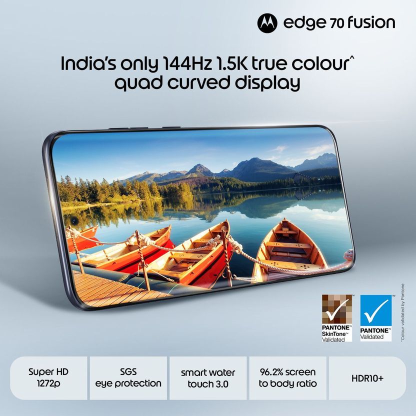 MOTOROLA एज 70 फ्यूज़न स्नेप ड्रैगन (पैंटोन कंट्री एयर, 128 GB) - Image 5