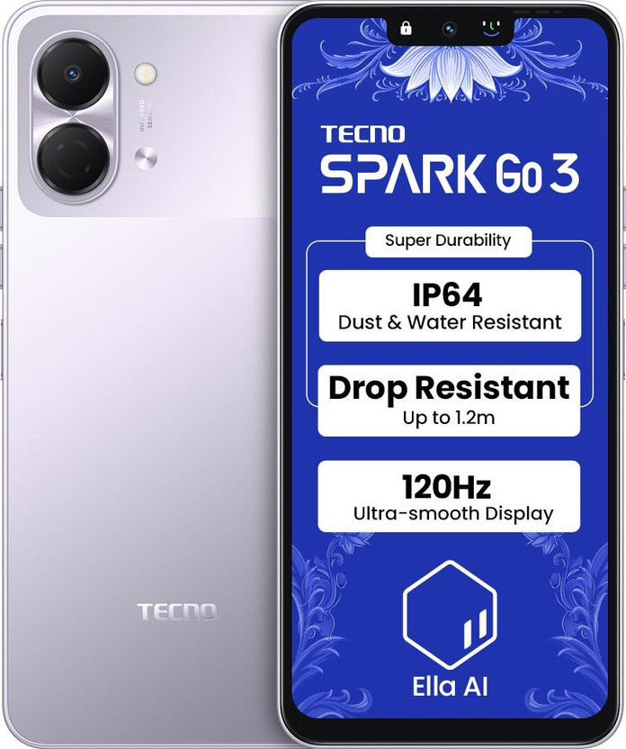 Click to enlarge Tecno Spark Go 3 (64 GB Storage, 4 GB RAM) Online at Best Price On Flipkart.com