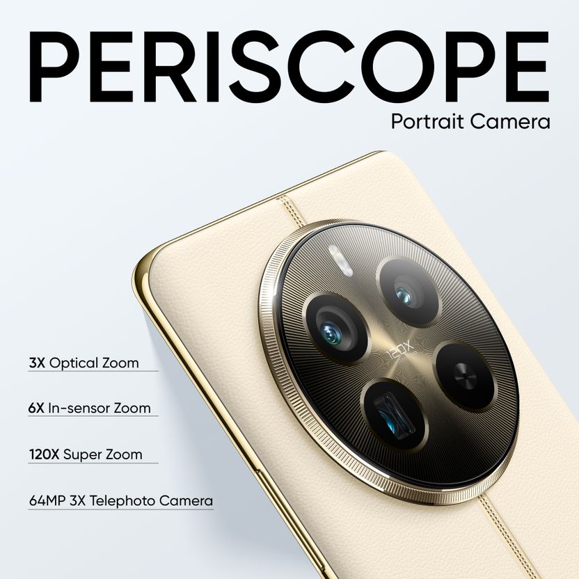 realme 12 Pro+ 5G (256GB, 12GB RAM, Beige) - Image 4