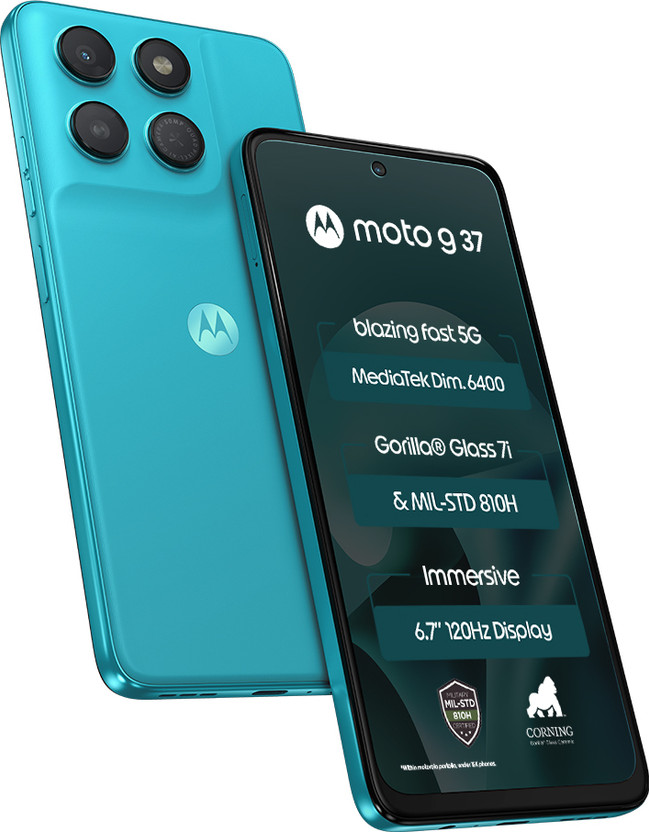 MOTOROLA g37 (PANTONE Capri, 64 GB)