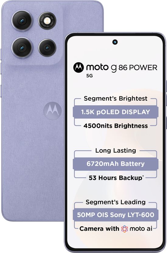 Motorola G86 Power 5G (128GB, 8GB RAM, Cosmic Sky) - Image 3