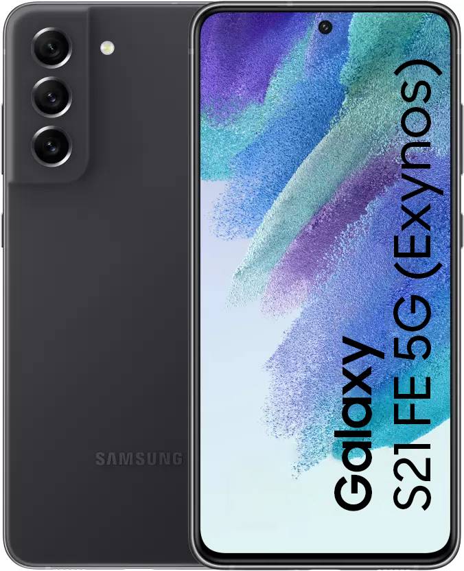 For 26717/-(64% Off) Samsung Galaxy S21 FE 5G (Graphite, 128 GB) (8 GB RAM) at Flipkart