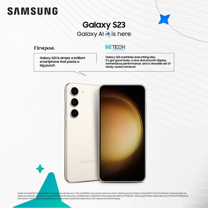 Samsung Galaxy S23 5G 256GB 8GB RAM Cream - Image 3