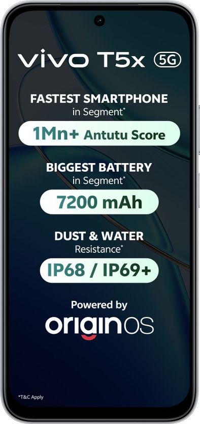 vivo T5x 5G 128GB 6GB RAM Cosmic Green - Image 2