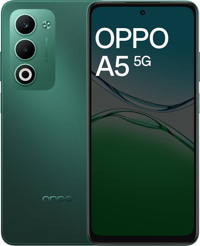 OPPO A5 5G (Green 128GB 6GB RAM) Dimensity 6300 Processor