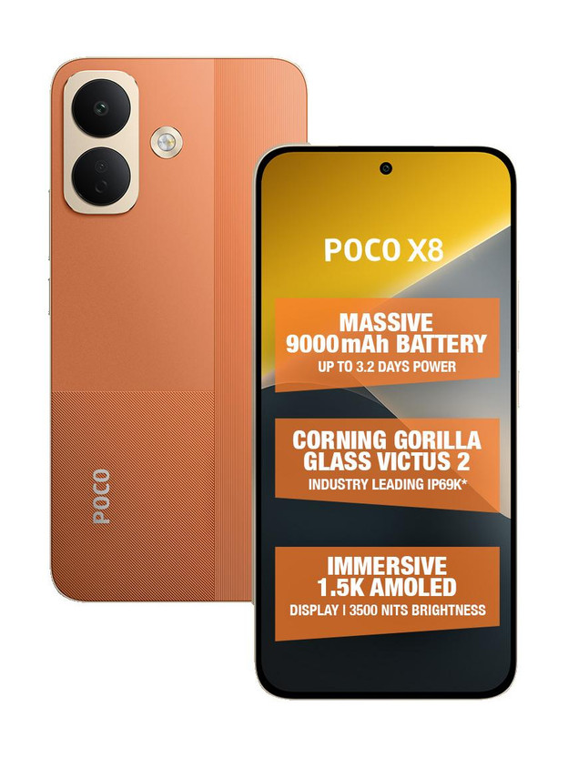 POCO X8 & X8 Power Smartphone Collection
