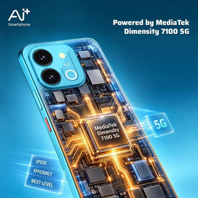 Ai+ Nova 2 Power 5G (Blue Fusion, 128 GB) (8 GB RAM) - Image 4