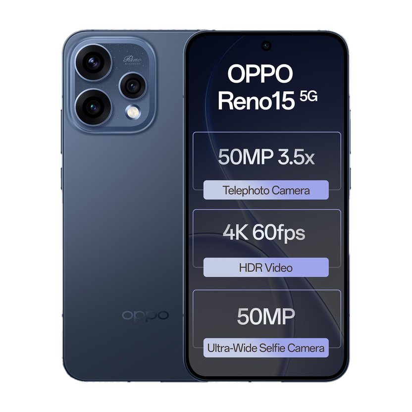 OPPO Reno15 5G (Glacier White, 256 GB, 8 GB RAM) - Image 4