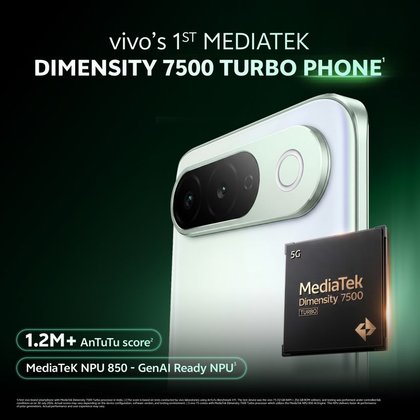 vivo T5 5G 128GB 6GB RAM Silver Green - Image 4