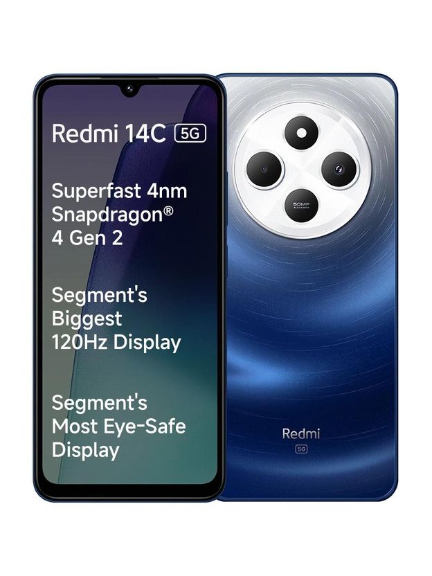 Redmi 14C 5G 128GB 4GB RAM Starlight Blue - Image 1