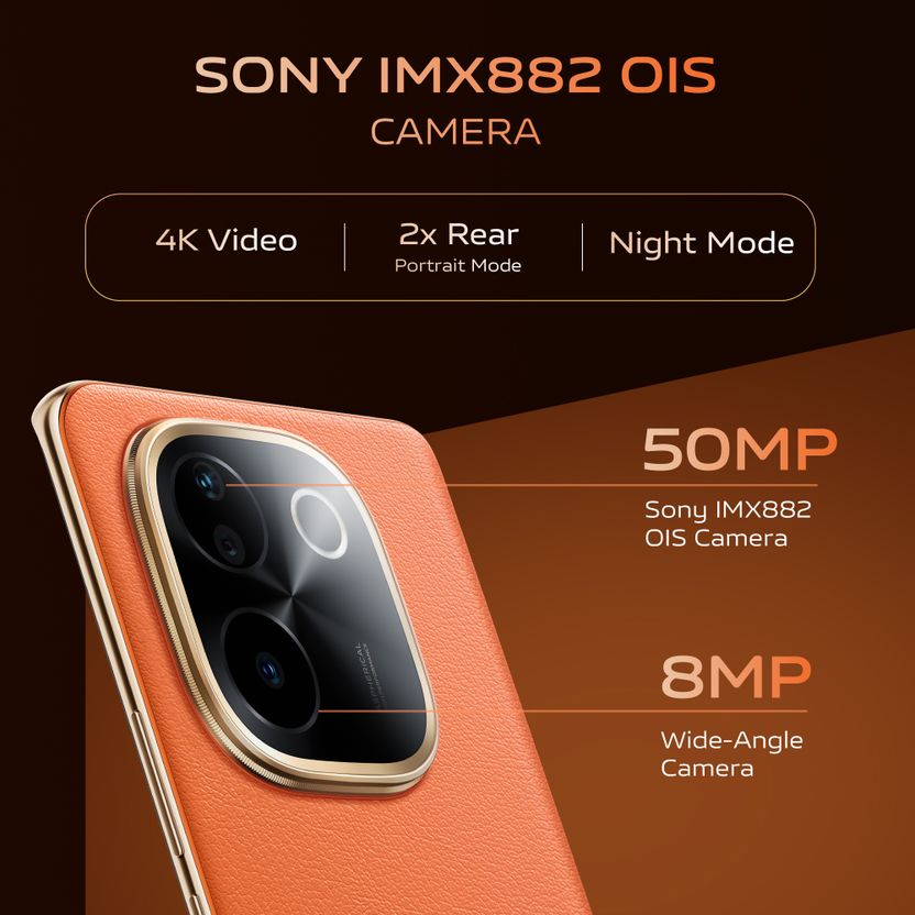 vivo T3 Pro 5G 256GB 8GB RAM Sandstone Orange - Image 8