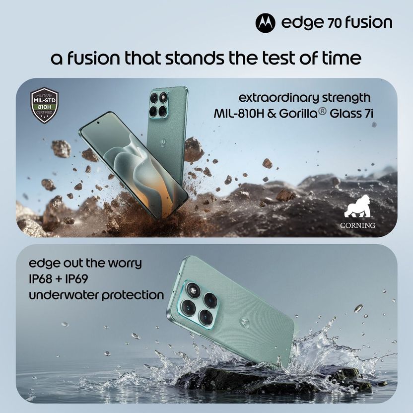 MOTOROLA एज 70 फ्यूज़न स्नेप ड्रैगन (पैंटोन कंट्री एयर, 128 GB) - Image 8