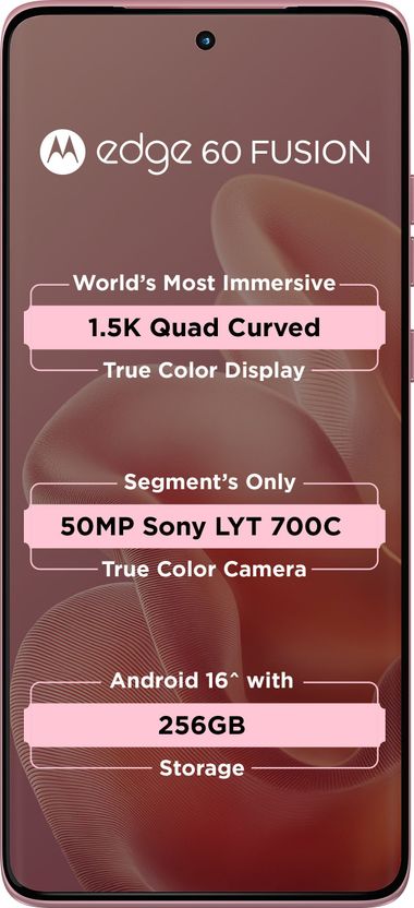 Motorola Edge 60 Fusion 5G (Pantone Zephyr, 256GB, 12GB RAM) - Image 2