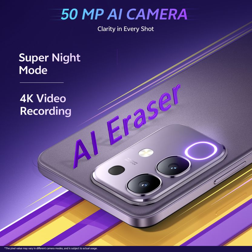 vivo T4x 5G 128GB 8GB RAM Pronto Purple - Image 7