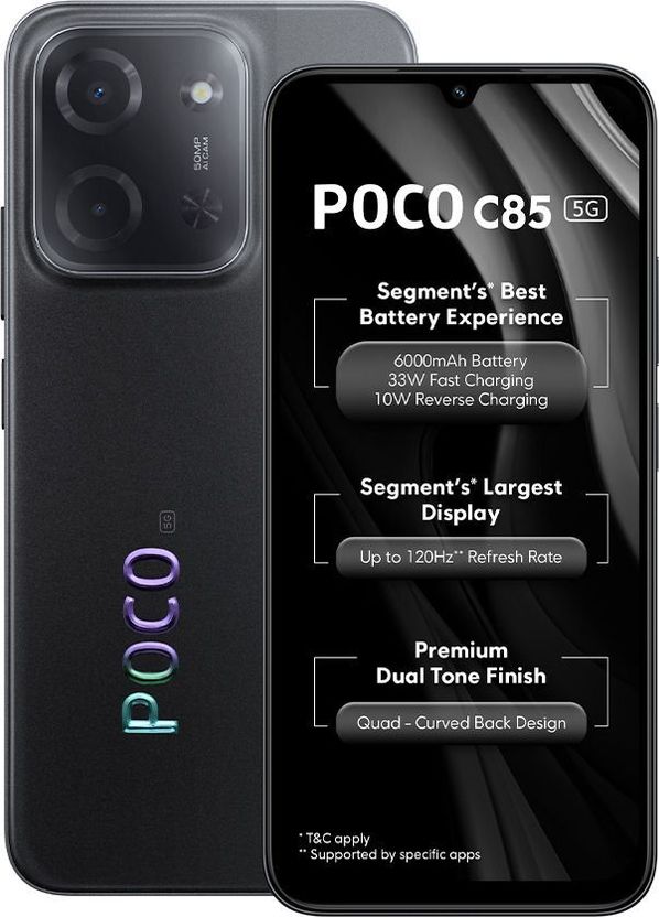 POCO C85 5G 128GB 4GB RAM - Image 1