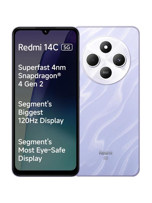 Redmi 14C 5G 128GB 4GB RAM Starlight Blue - Image 7