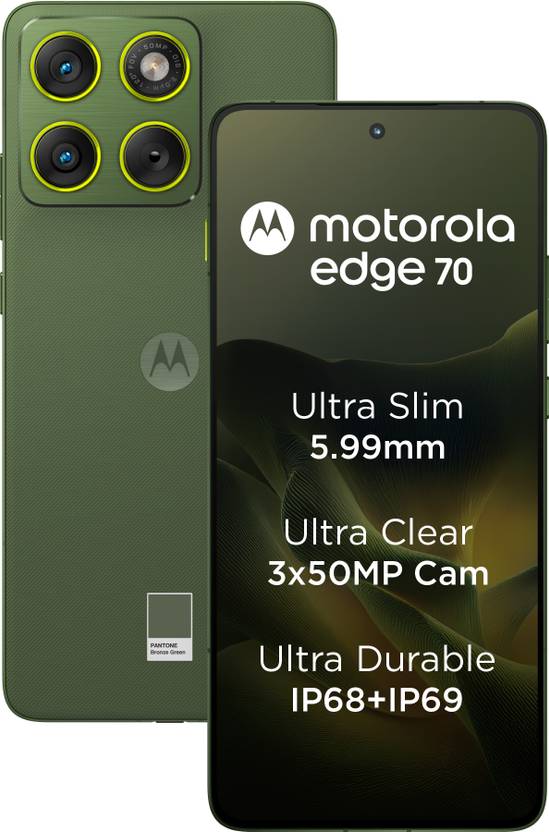 MOTOROLA Edge 70 ( Gray, 256GB 8GB RAM) Snapdragon® 7 Gen 4 Global