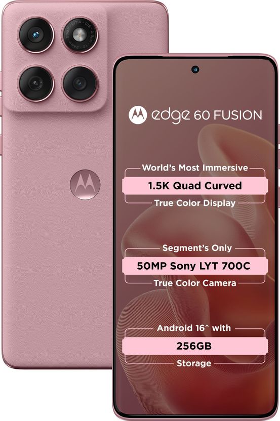Motorola Edge 60 Fusion 5G (Pantone Zephyr, 256GB, 12GB RAM)