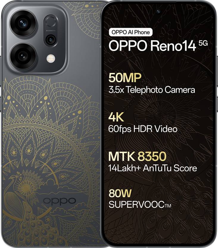 OPPO Reno14 5G (Limited Gold Edition,256GB 8GB RAM)Dimensity 8350