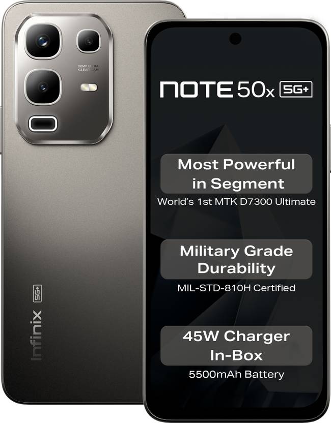 Infinix Note 50x 5G+ (Green, 128GB 8GB RAM) Dimensity 7300 Global 