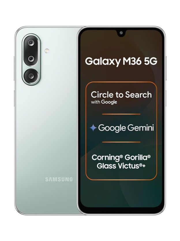 Samsung M36 5G 128GB 8GB RAM Serene Green - Image 1