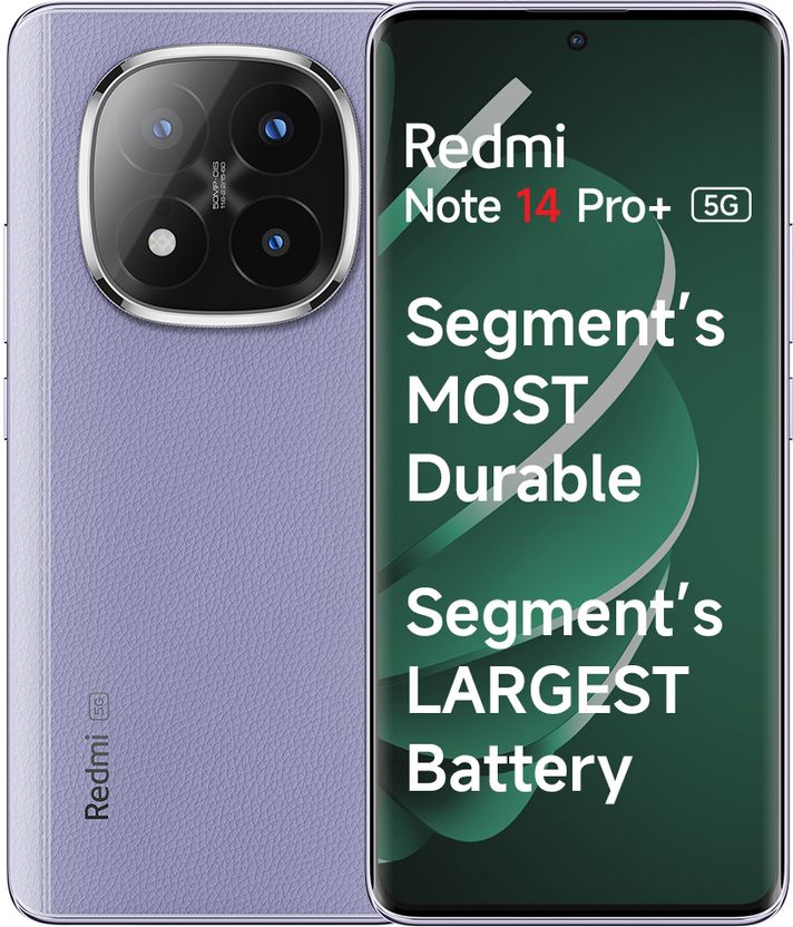 REDMI नोट-14 प्रो+ 5G (स्पेक्ट्रे ब्लू, 128 GB) (8 GB RAM) - Image 6