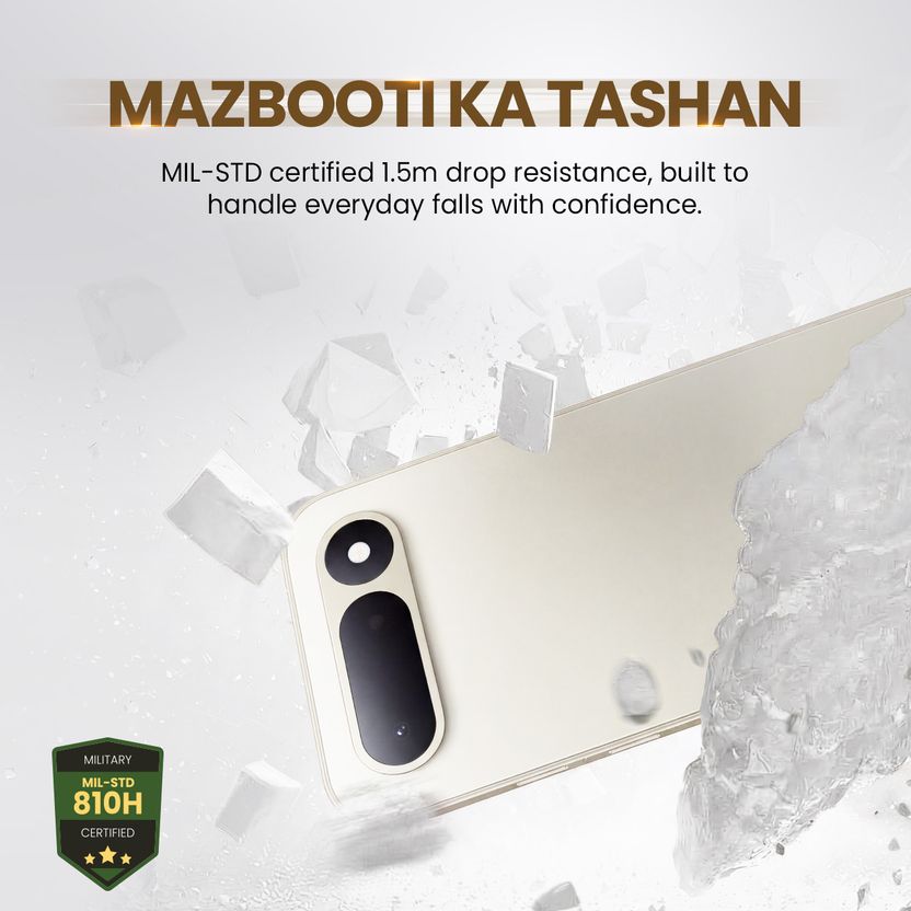 Tecno Spark 50 5G 128GB 4GB RAM Champagne Gold - Image 4