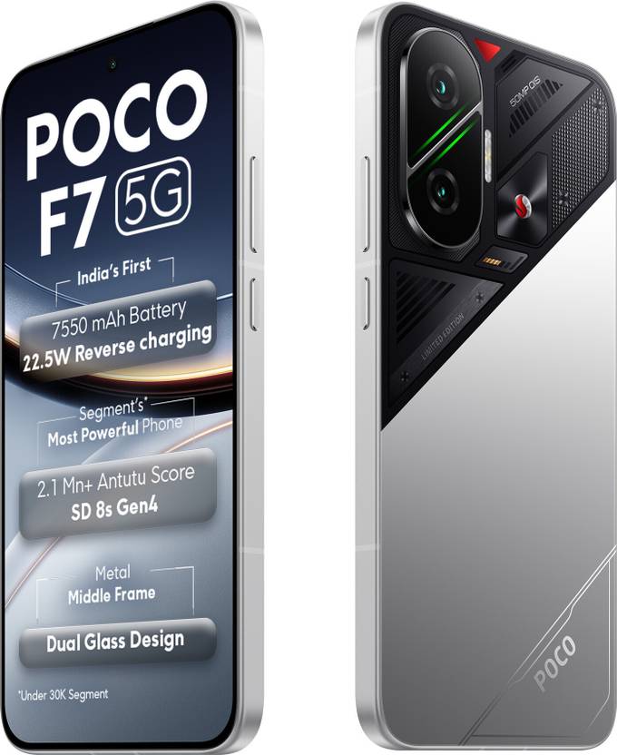 Price History of POCO F7 5G (Cyber Silver Edition, 256 GB