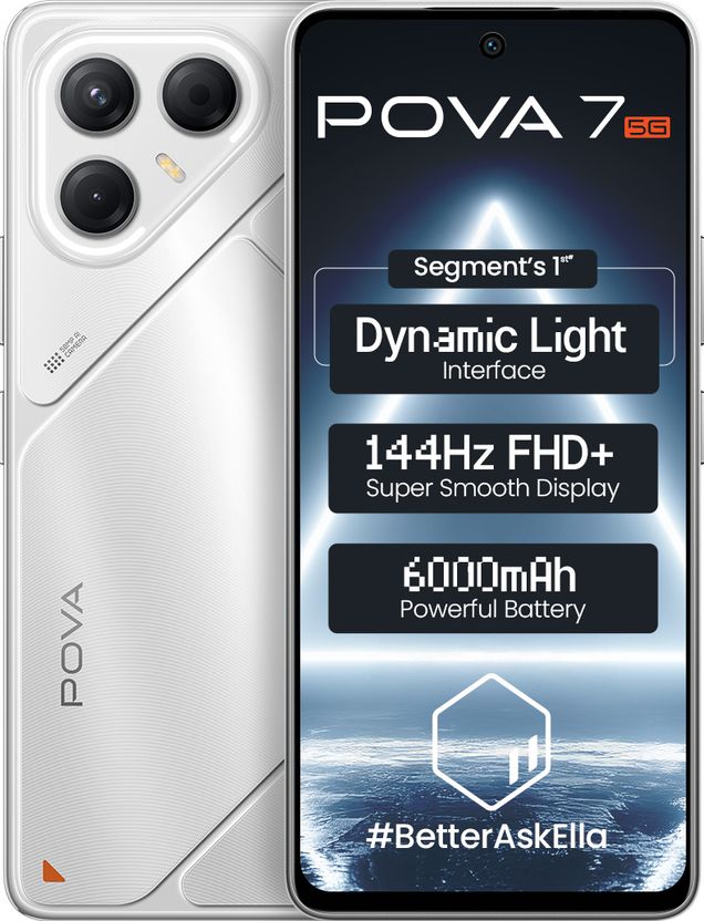 Tecno Pova 7 5G 256GB 8GB RAM Silver - Image 1