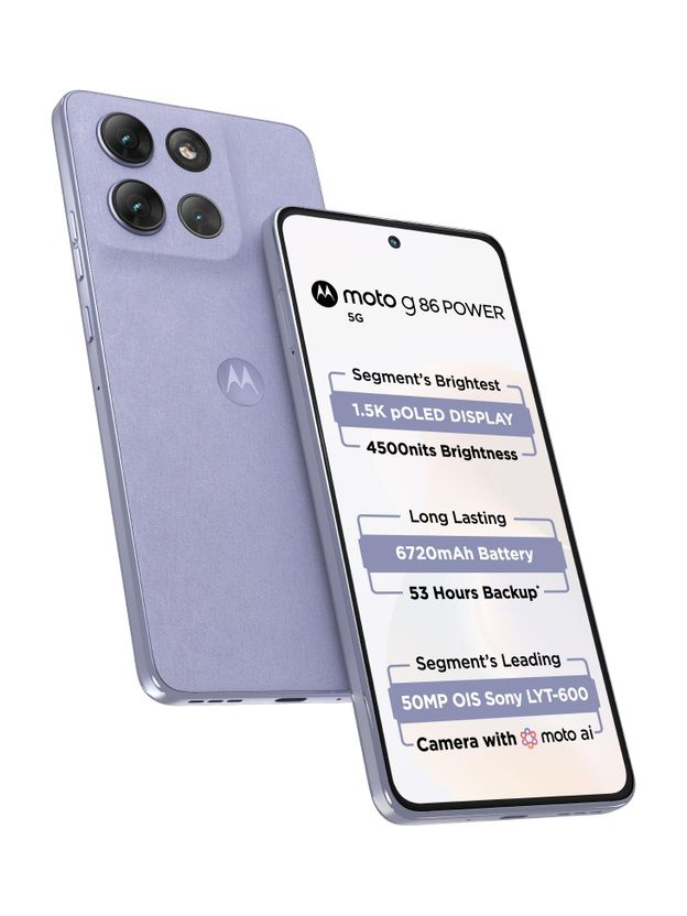 Motorola G86 Power 5G (128GB, 8GB RAM, Cosmic Sky) - Image 1