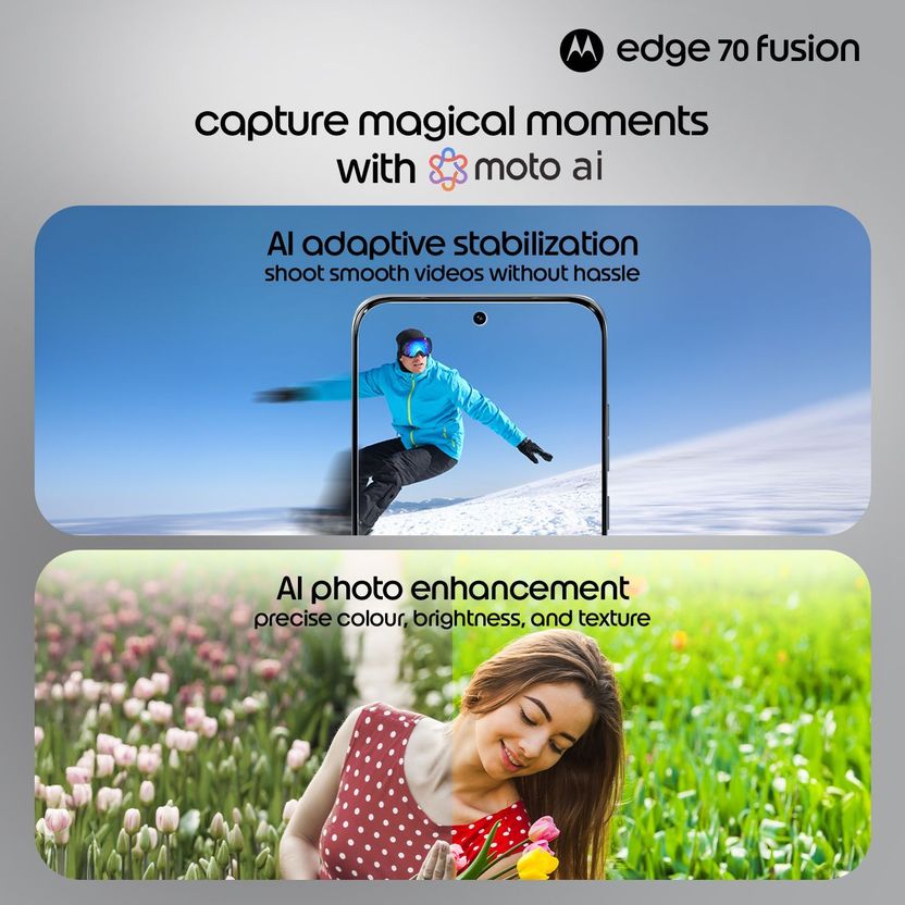 Motorola Edge 70 Fusion Snapdragon 256GB Pantone SILHOUETTE - Image 9