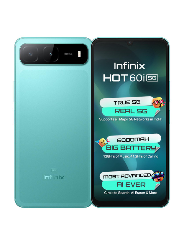 Click to enlarge Infinix HOT 60i 5G (128 GB Storage, 4 GB RAM) Online at Best Price On Flipkart.com