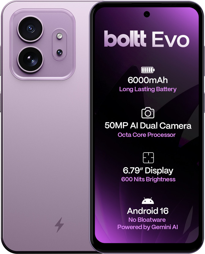 BOLTT Evo (Lavender Bloom, 128 GB)