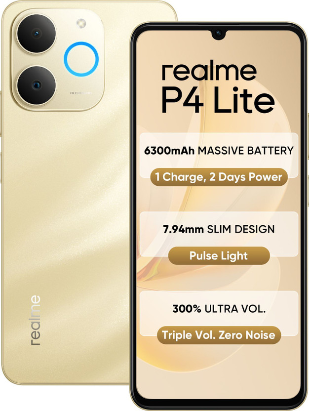 realme P4 Lite (Beach Gold, 64 GB)
