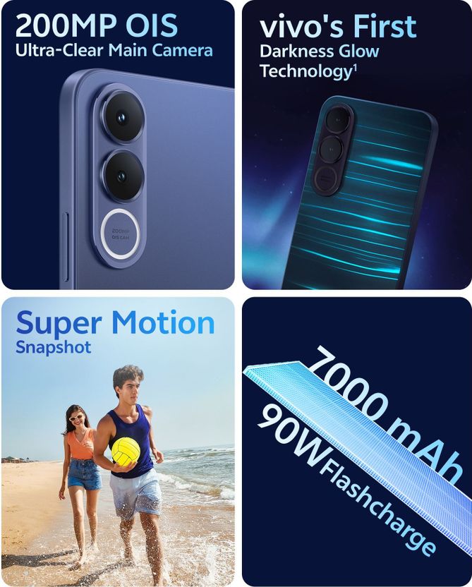 vivo V70 FE 256GB 8GB RAM Monsoon Blue - Image 8