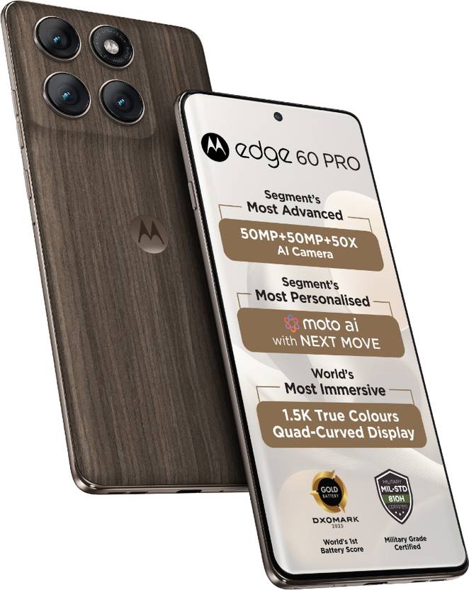 Motorola edge 60 PRO 5G 本体 MOTOROLA Edge 60 Pro 5G (Walnut, 512GB 16GB RAM)- Global Version