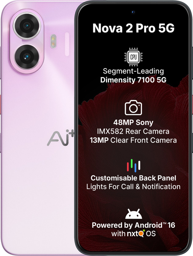 Ai+ Nova 2 Pro 5G (Purple, 128 GB)