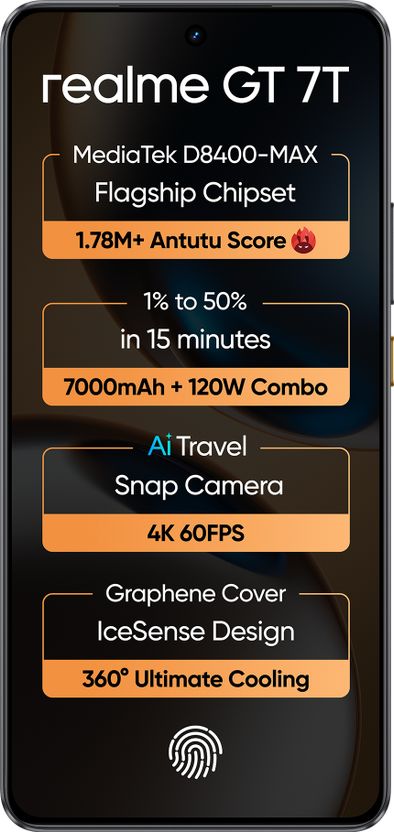 realme GT 7T 12GB 256GB Racing Yellow - Image 8